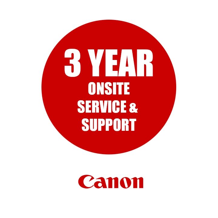 Canon 3 Year On-site Support & Service Pack for iPF PRO Series Printers