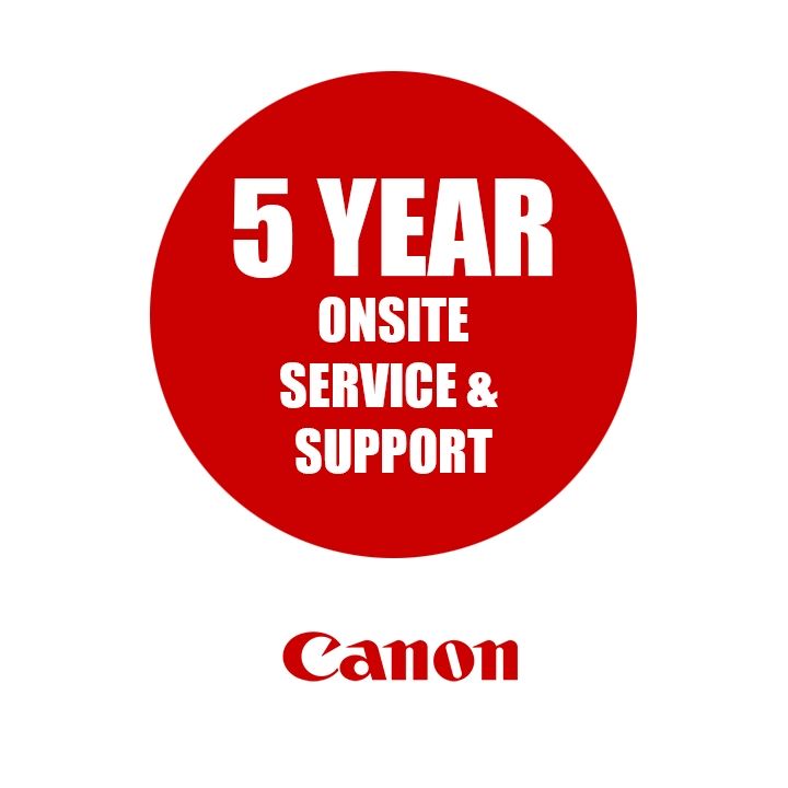 Canon 5 Year On-site Support & Service Pack for iPF PRO Series Printers