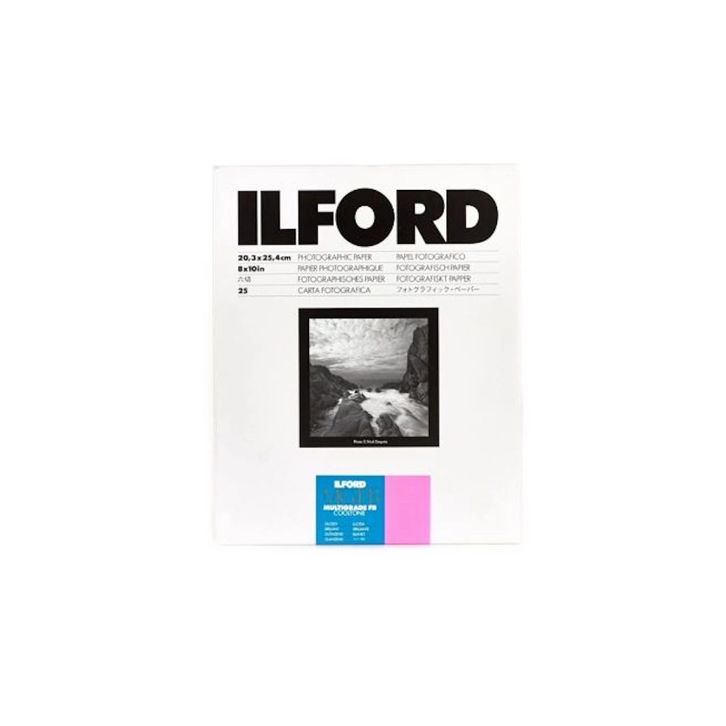 Ilford Multigrade FB Cooltone 8x10" 25 Sheets Darkroom Paper MGFBCT1K
