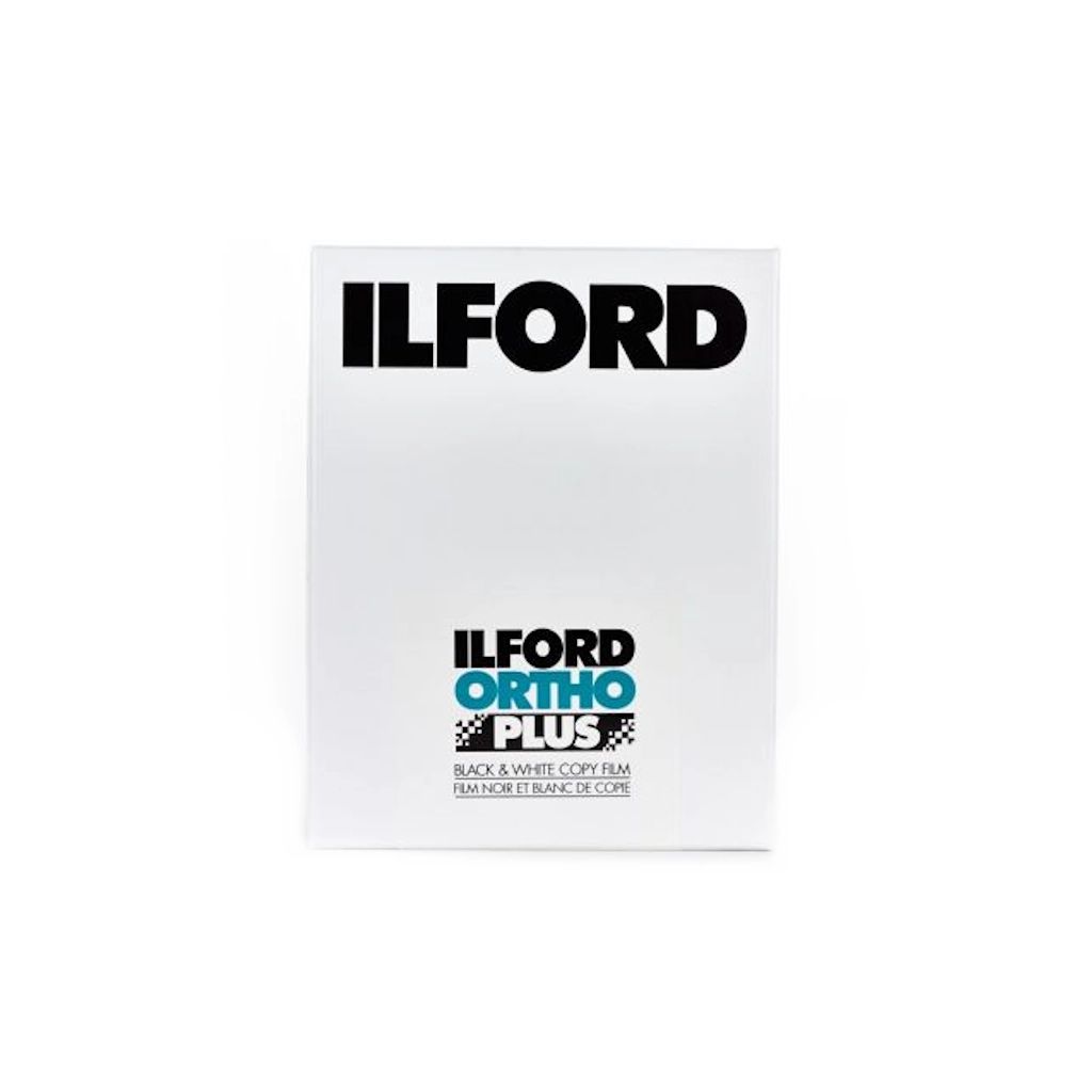 Ilford Ortho Copy Plus ISO 80 4.75x6.5" 25 Sheets Black & White Film