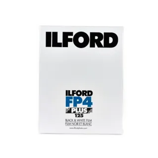 Ilford FP4 Plus ISO 125 4.75x6.5" 25 Sheets Black & White Film