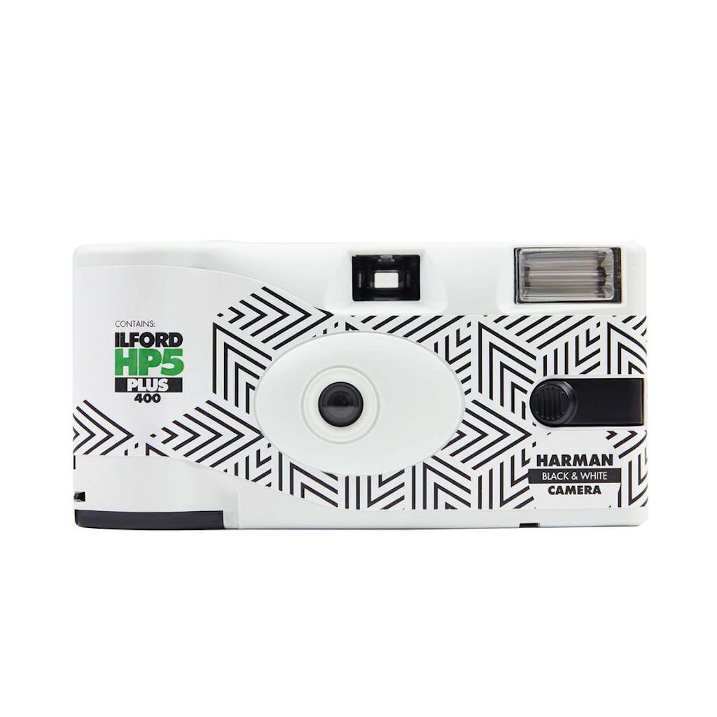 Ilford HP5 Plus Single Use Camera with Flash 27 Exposures - WHITE