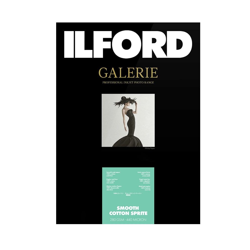ILFORD GALERIE Smooth Cotton Sprite 310gsm 4x6" 50 Sheets