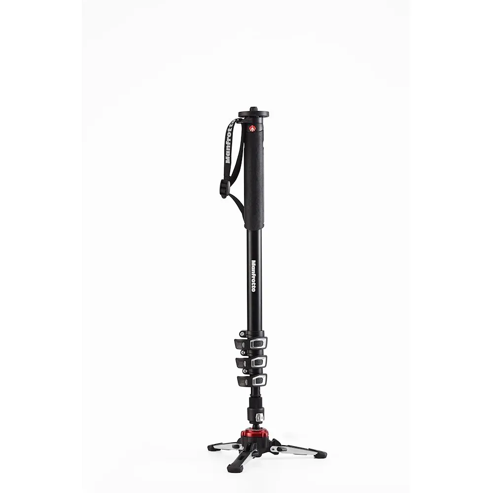 Manfrotto XPRO Aluminium 4 Section Video Monopod with FLUIDTECH Base