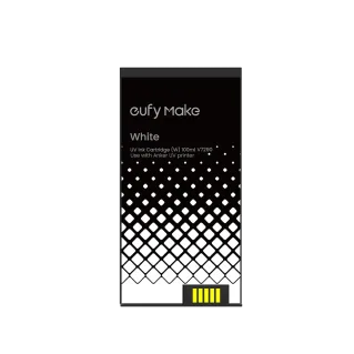 eufyMake UV Ink Cartridge (F, Flexible white, 100ml) for UV Printer E1