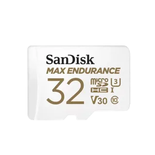 SanDisk MAX ENDURANCE 32GB microSD 100MB/s R 40MB/s W UHS-I C10 U3 V30 Card
