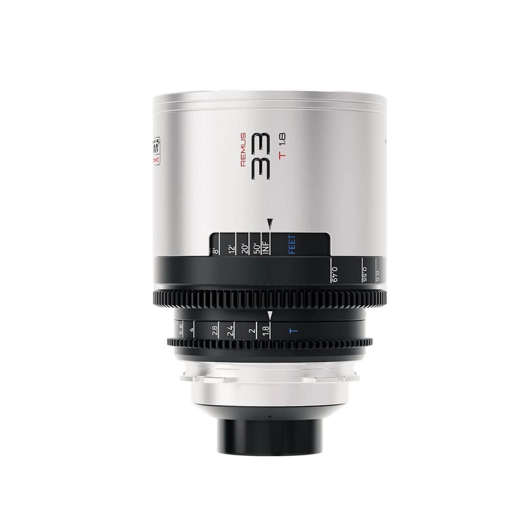Blazar 33mm T1.8 1.5x Full Frame Anamorphic Lens, PL, Silver