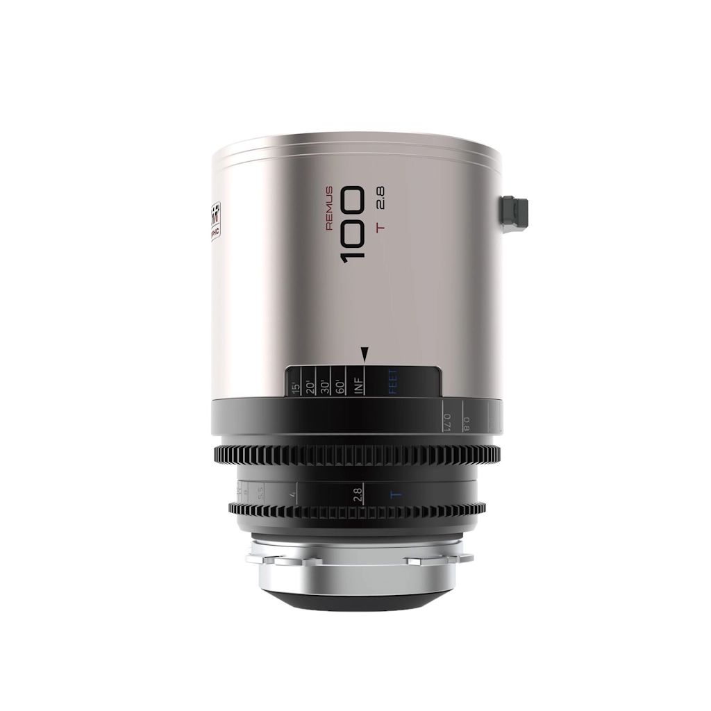 Blazar 100mm T2.8 1.5x Full Frame Anamorphic Lens, PL, Silver