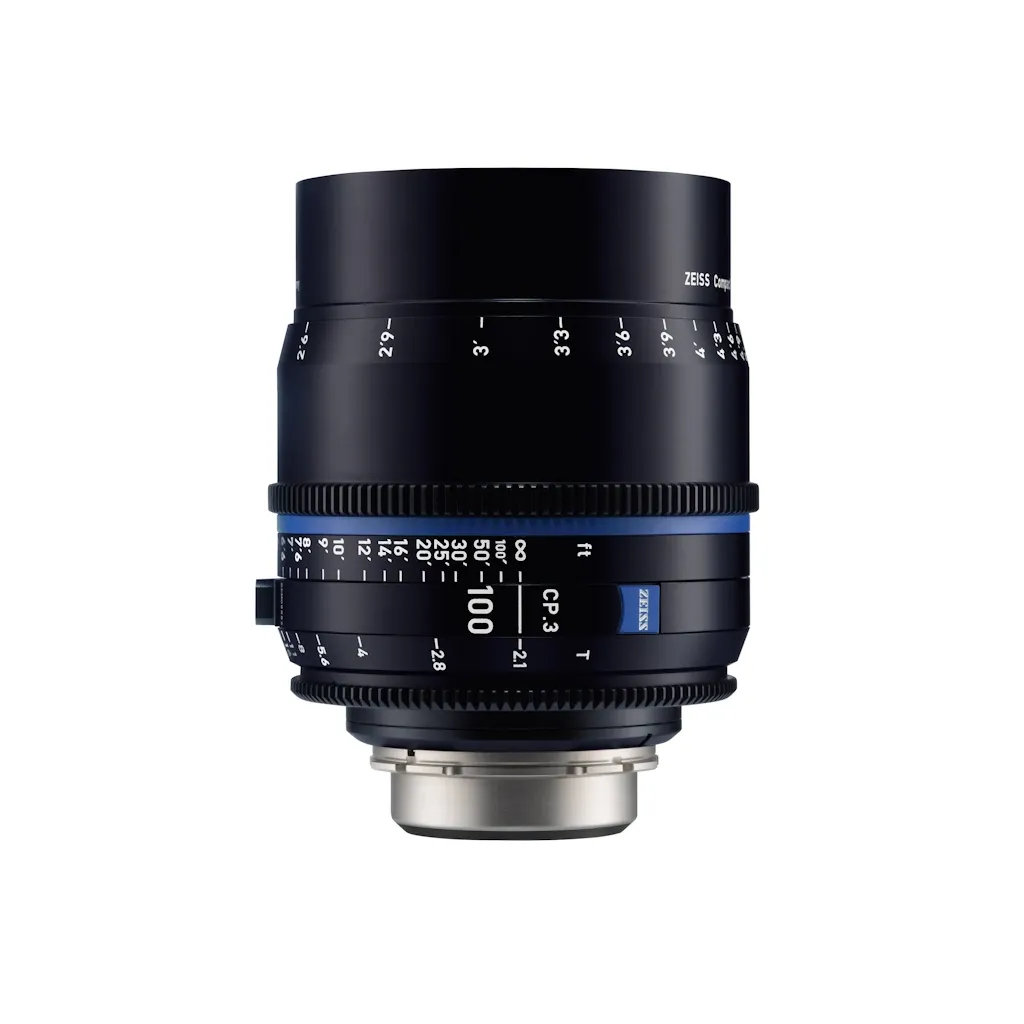Zeiss CP.3 100mm/T2.1 Feet Compact Prime Cine Lens