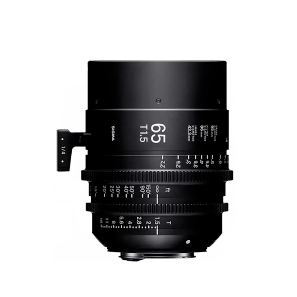 Sigma 65mm T1.5 Cine Lens for Canon EF Mount