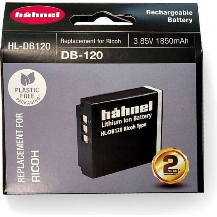 Hahnel HL-DB120 1850mAh Battery for Ricoh GR IV DB-120