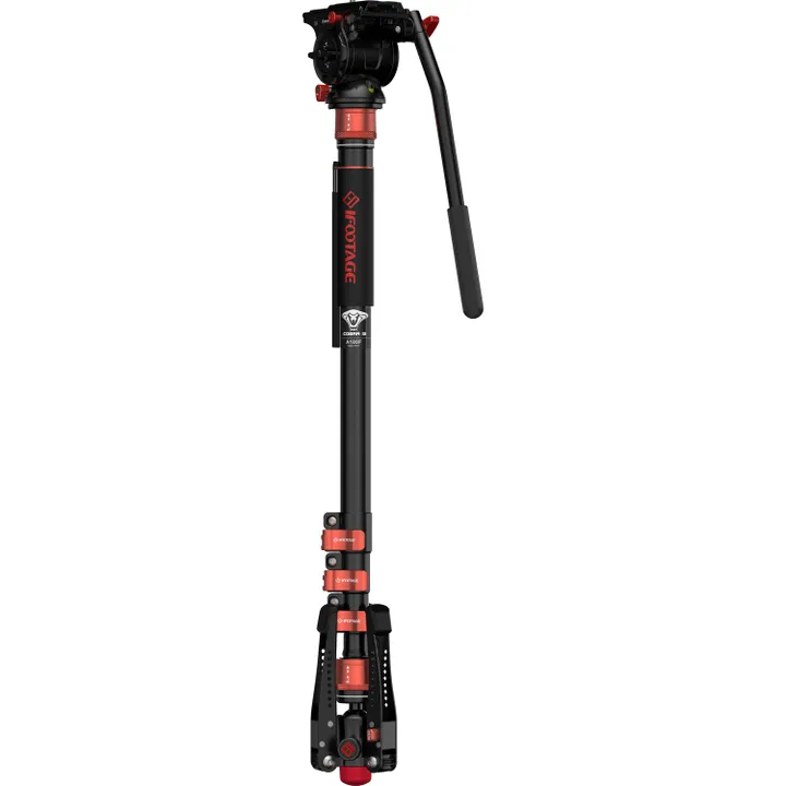 iFootage Cobra 3 A180F Monopod & Komodo K5 Fluid Head Bundle