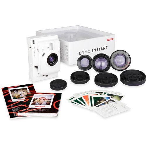 Lomography Lomo'Instant Camera & 3 Lenses (White)