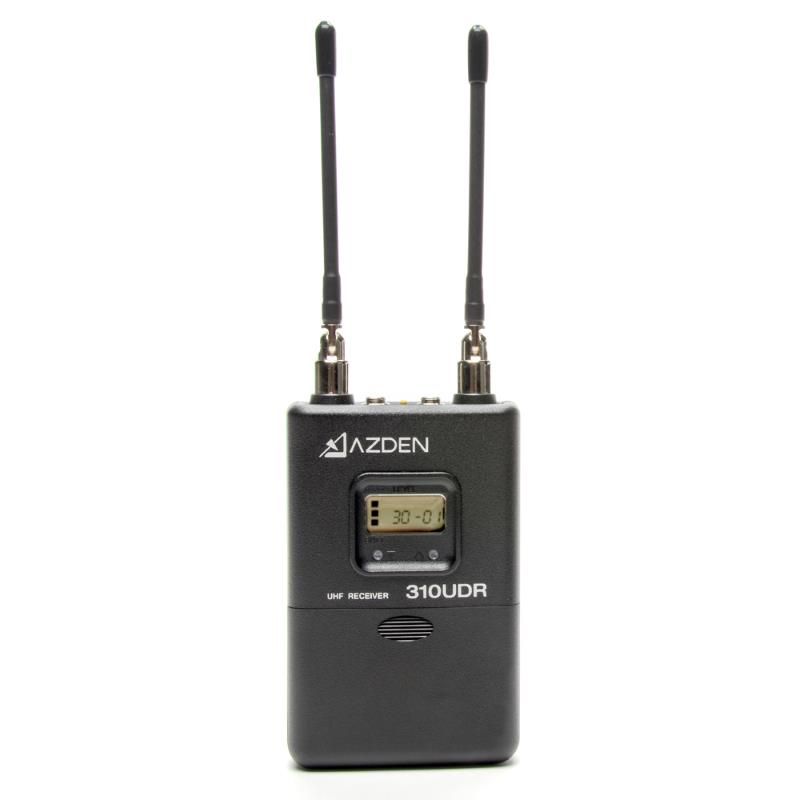 Azden 310LT UHF On-Camera Body-Pack System ** 566.125-589.875 MHz Tx-Rx Kit