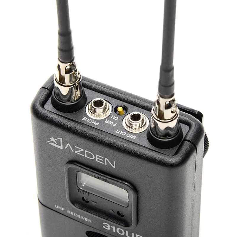 Azden 310LT UHF On-Camera Body-Pack System ** 566.125-589.875 MHz Tx-Rx Kit