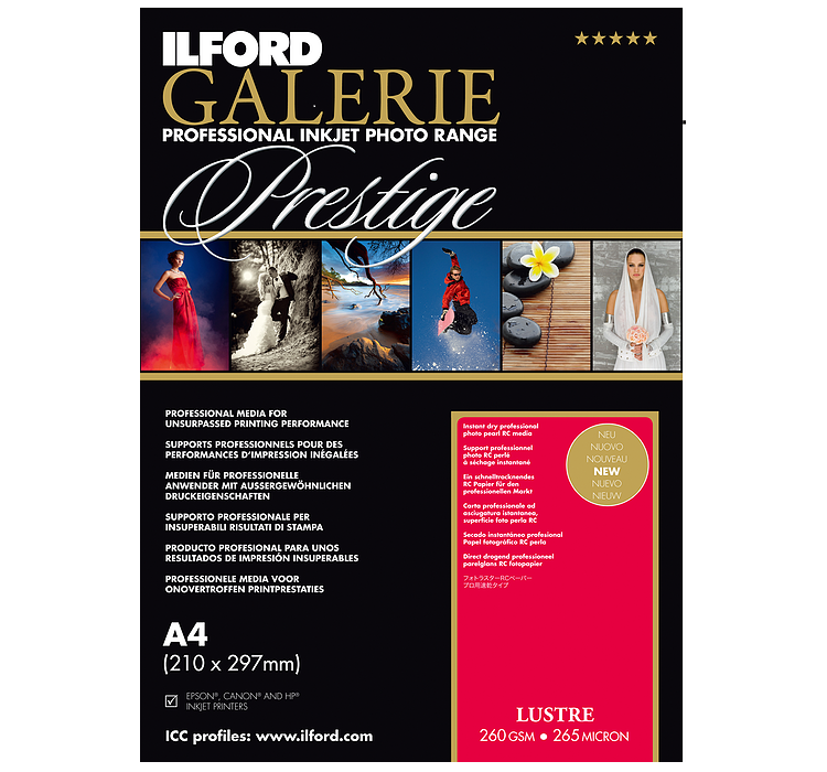 Ilford Galerie Prestige Satin 260gsm 5x7" 100 Sheets IGPLP11