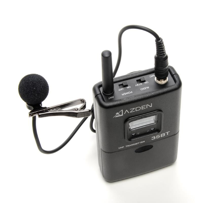 Azden 330LX UHF On-Camera Plug-In & Body-Pack System ** 566.125-589.875 MHz Tx-Rx Kit