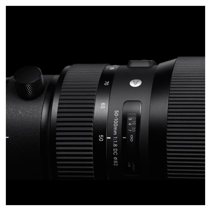 Sigma 50-100mm f/1.8 DC HSM Art Lens for Canon