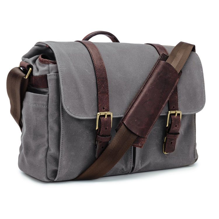 ONA Brixton Messenger Bag - Canvas Smoke