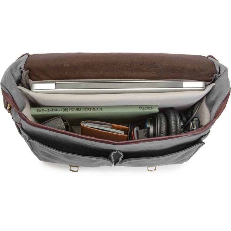 ONA Brixton Messenger Bag - Canvas Smoke