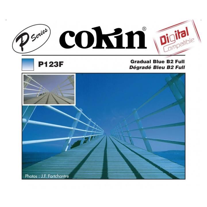 Cokin B2 - Graduated Blue Full Coverage M (P) Filter- 2 1/3-Stops 469230