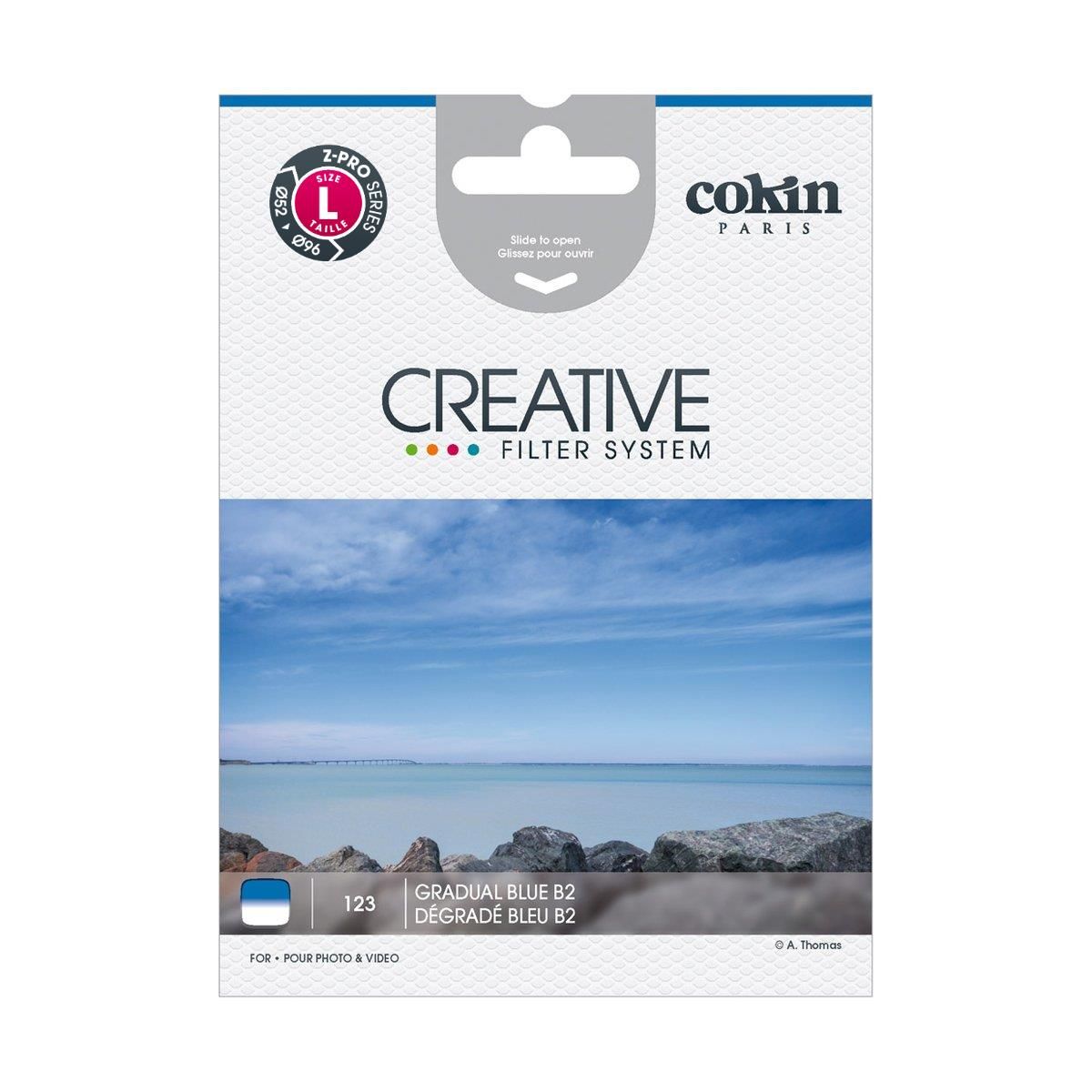 Cokin B2 - Graduated Blue L (Z) Filter - Hard 2-Stops 463123