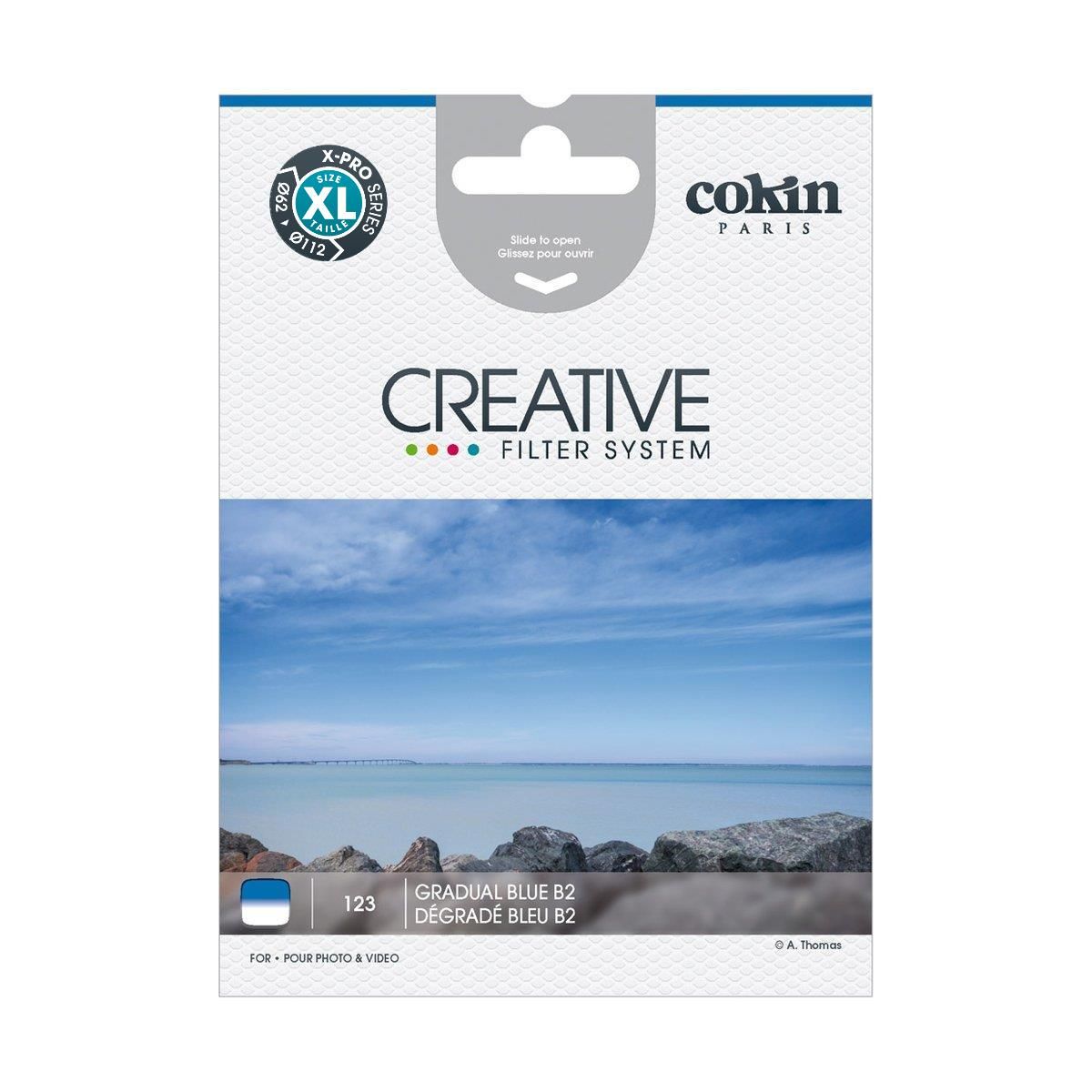 Cokin B2 - Graduated Blue XL (X) Filter - Hard 2-Stops