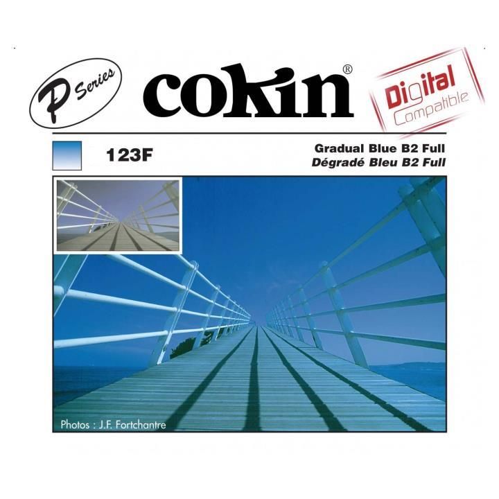 Cokin B2 - Graduated Blue Full Coverage L (Z) Filter - 2 1/3-Stops