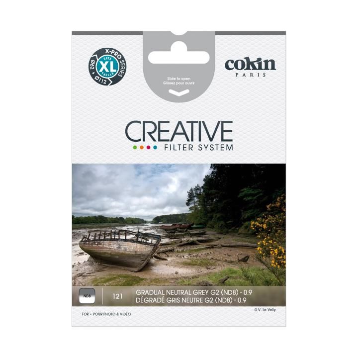 Cokin G2 - ND8 Hard 3-Stop Graduated Neutral Density XL (X) Filter 462121