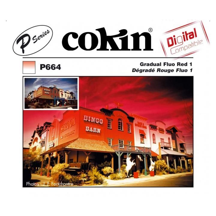 Cokin Graduated Fluorescent Red 1 M (P) Filter 461664
