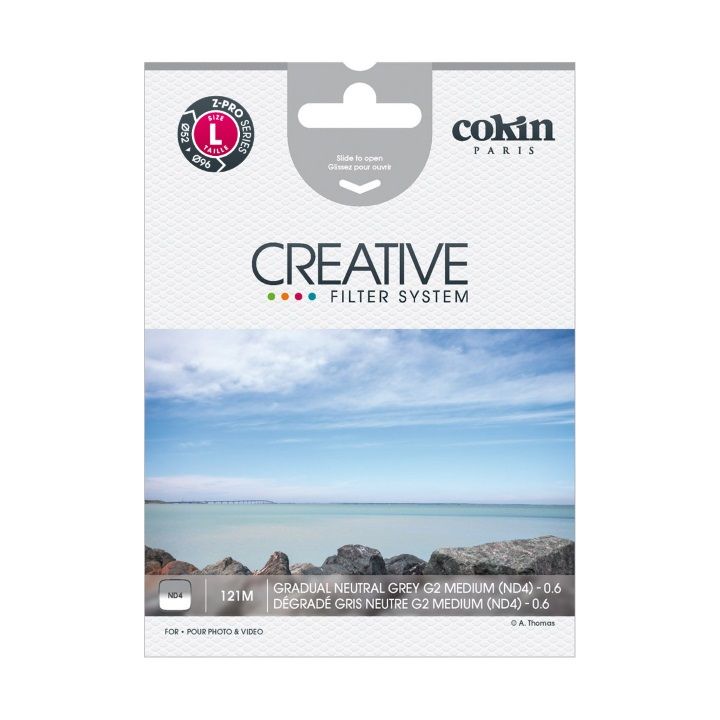 Cokin G2 - ND4 Medium 2-Stop Graduated Neutral Density L (Z) Filter 463121