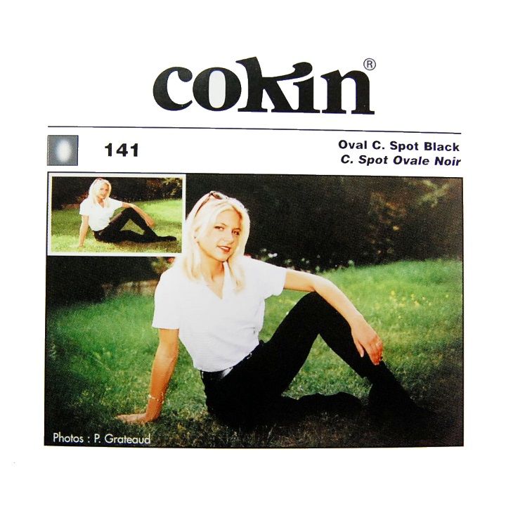 Cokin Black Oval Center Spot XL (X) Resin Filter