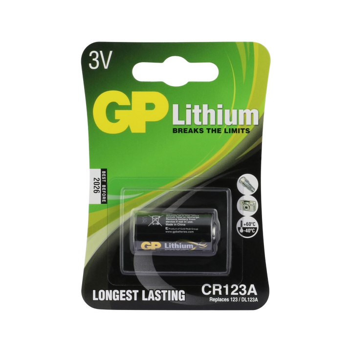 CR123A 3V Lithium Battery