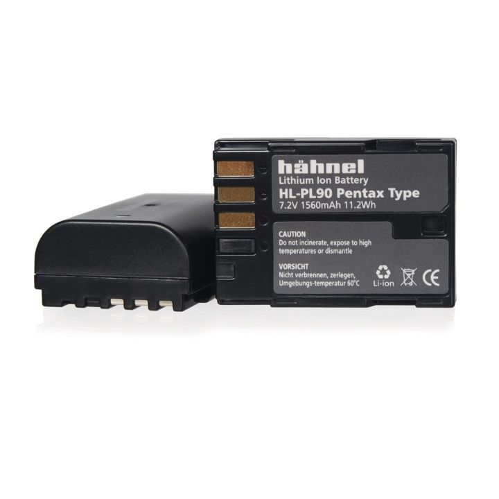 Hahnel D-Li90 1560mAh 7.2V Battery for Pentax K-1 / K-3 / K-7 / K-5 / 645D