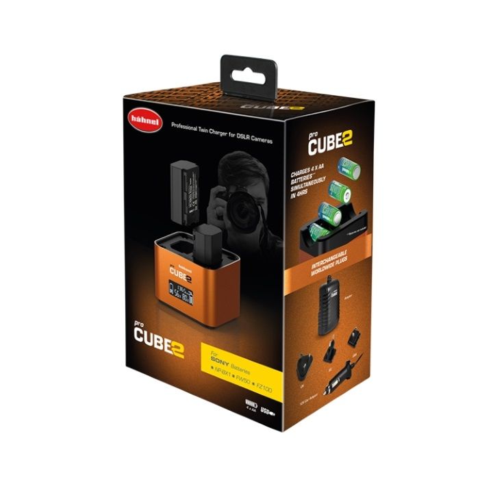 Hahnel Pro Cube 2 charger for Sony** CHLPROCU3S