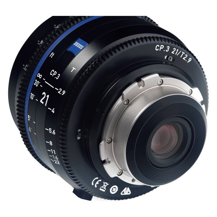 Zeiss CP.3 21mm/T2.9 Feet Compact Prime Cine Lens for Canon EF Mount