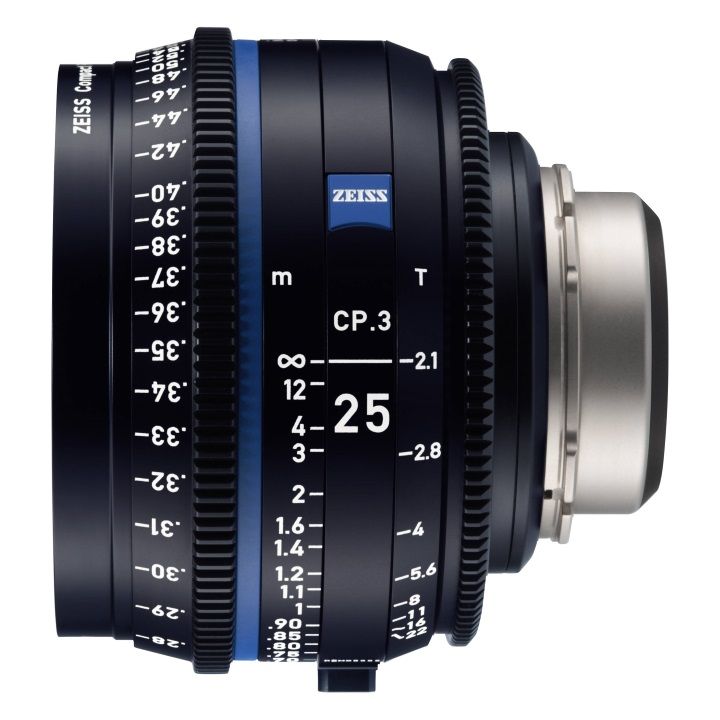 Zeiss CP.3 25mm/T2.1 Feet Compact Prime Cine Lens for PL Mount