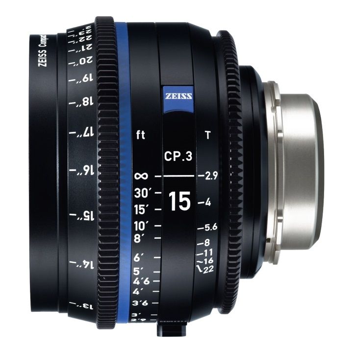 Zeiss CP.3 15mm/T2.9  Feet Compact Prime Cine Lens for PL Mount