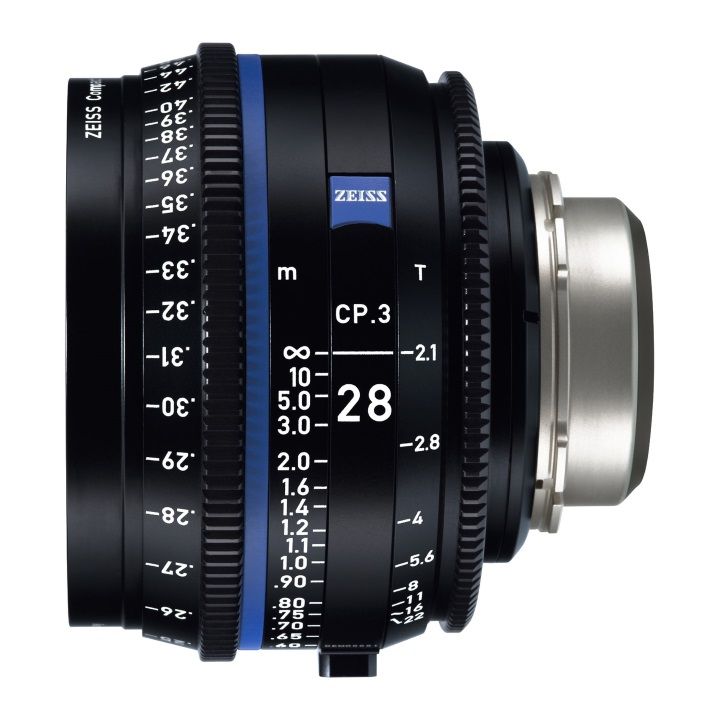 Zeiss CP.3 28mm/T2.1 Feet Compact Prime Cine Lens for PL Mount