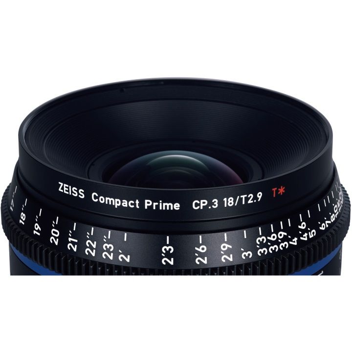 Zeiss CP.3 28mm/T2.1 Feet Compact Prime Cine Lens for PL Mount