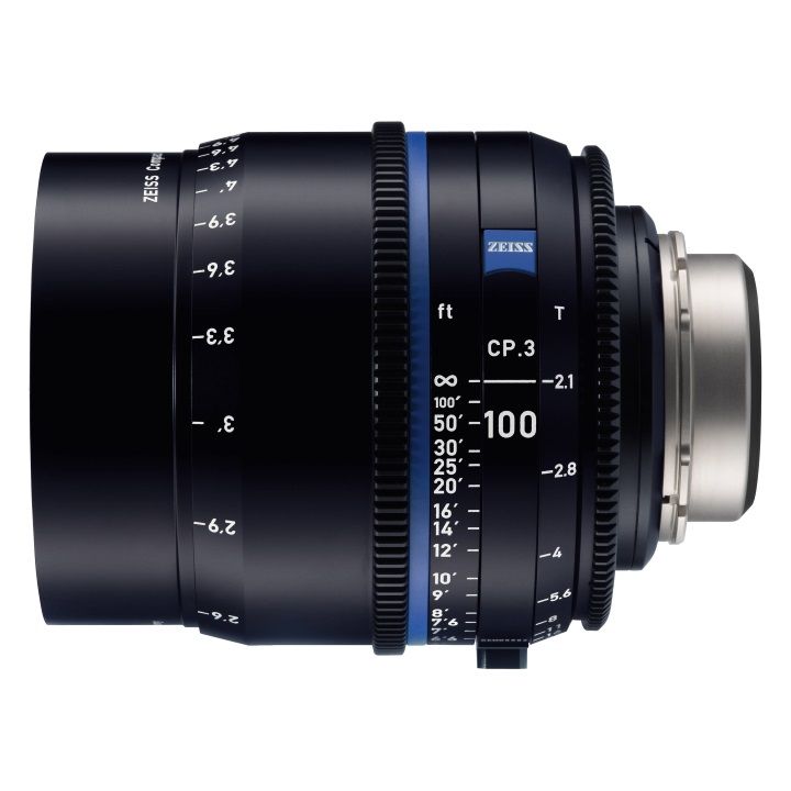 Zeiss CP.3 100mm/T2.1 Feet Compact Prime Cine Lens for PL Mount