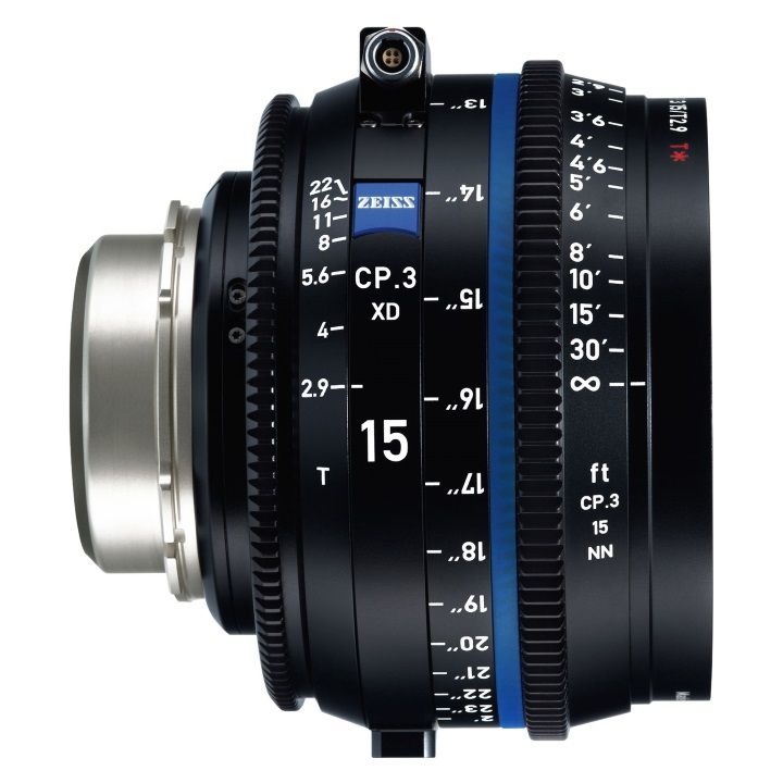 Zeiss CP.3 15mm T2.9 Feet XD eXtended Data Compact Prime Cine Lens for PL Mount