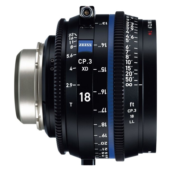 Zeiss CP.3 18mm T2.9 Feet XD eXtended Data Compact Prime Cine Lens for PL Mount