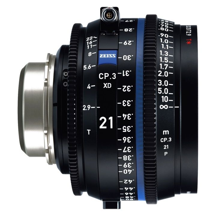 Zeiss CP.3 21mm T2.9 Feet XD eXtended Data Compact Prime Cine Lens for PL Mount