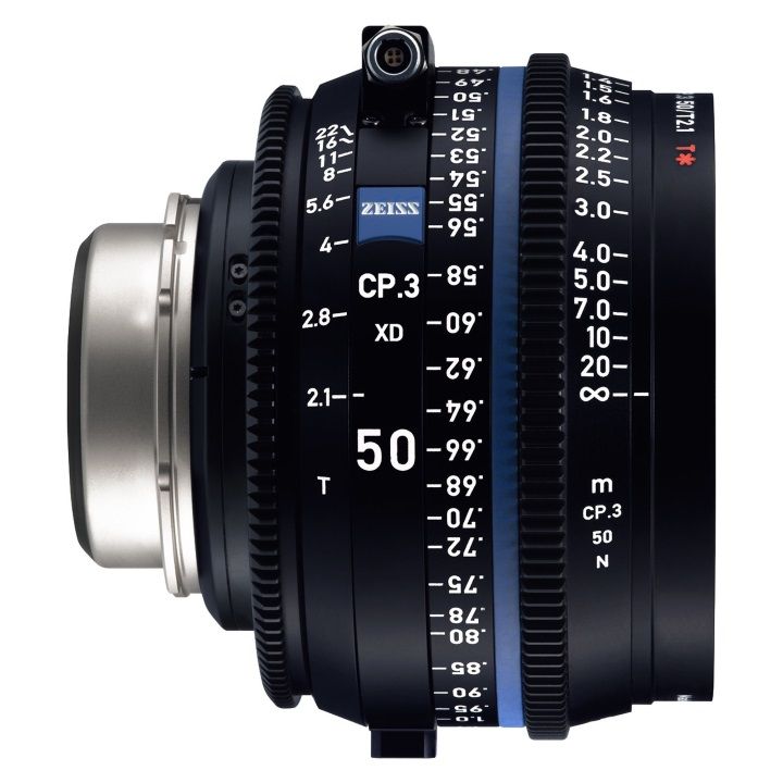 Zeiss CP.3 50mm T2.1 Feet XD eXtended Data Compact Prime Cine Lens for PL Mount