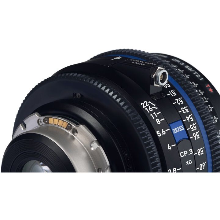 Zeiss CP.3 50mm T2.1 Feet XD eXtended Data Compact Prime Cine Lens for PL Mount