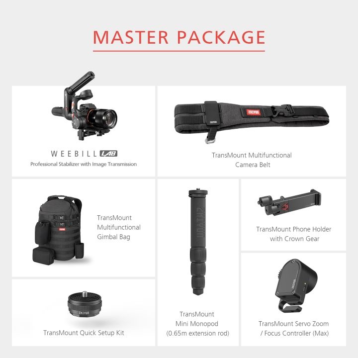 Zhiyun Weebill Lab Handheld Stabliser Master Pack **