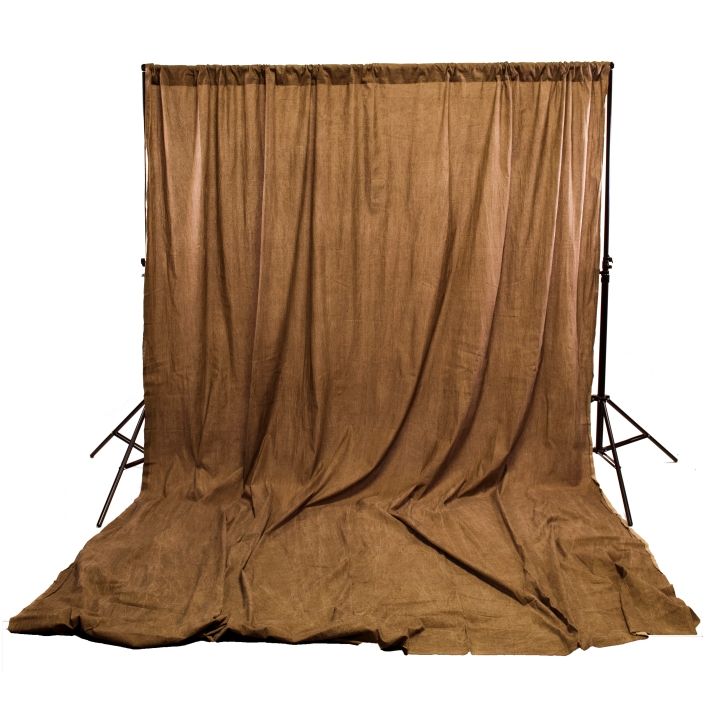 Savage Washed Muslin Brown 3.04m x 3.65m Backdrop