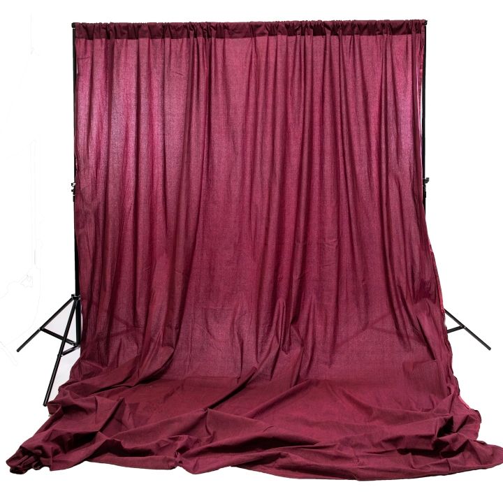 Savage Washed Muslin Cranberry 3.04m x 7.31m Backdrop
