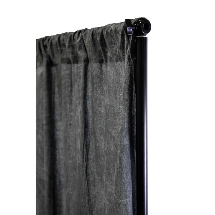 Savage Washed Muslin Dark Gray 3.04m x 7.31m Backdrop